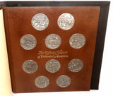 50 Pewter Medals Set Franklin Mint's "The Official History of Colonial America"