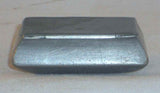 Antique Pewter Snuffbox Snuff Box Curved Bottom & Flat Hinged Lid Crowned X Mark