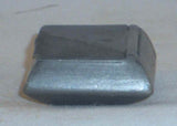 Antique Pewter Snuffbox Snuff Box Curved Bottom & Flat Hinged Lid Crowned X Mark