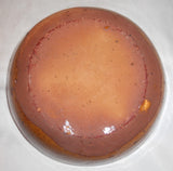 Antique Yellowish-Brown Redware Manganese Sponged Lead Glazed Deep Dish SE PA