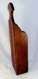 Wood Hanging 19" High Pipe Box Glue and Nail Construction Fan Top & Small Drawer