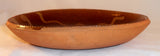 8 Inch Glazed Yellow Slip Decorated Redware Plate From Foltz Folk Art Collection
