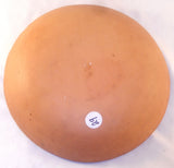 8 Inch Glazed Yellow Slip Decorated Redware Plate From Foltz Folk Art Collection