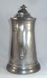 Antique Freeman Porter Pewter Coffee Pot Tall Lighthouse Shape Westbrook Maine