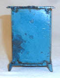 Antique "Radio Bank" Blue Painted Hubley Cast Iron Still Penny Bank