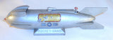 Vintage Advertising Rocket Mechanical Coin Bank by Duro Mold Detroit MI USA