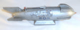 Vintage Advertising Rocket Mechanical Coin Bank by Duro Mold Detroit MI USA