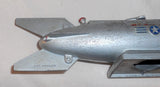 Vintage Advertising Rocket Mechanical Coin Bank by Duro Mold Detroit MI USA