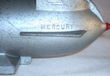 Vintage Advertising Rocket Mechanical Coin Bank by Duro Mold Detroit MI USA