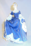 Hand Painted Royal Doulton Porcelain Figurine Hilary HN2335 Woman Holding Hat