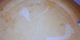 1992 Glazed Stoneware Deep Bowl Houses Trees Hay Creek Pots Bldg. Russell Henry