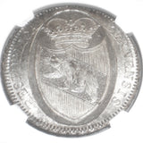 Rare 1798 Switzerland Taler Thaler Bern City Bear Coin NGC Graded MS 66