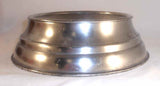 Antique Pewter Spittoon Round Base & Funnel Shaped Lid Wm. Savage Middletown CT