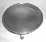 Antique Pewter Spittoon Round Base & Funnel Shaped Lid Wm. Savage Middletown CT