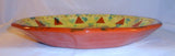 Seagreaves Glazed Sgraffito Tulip Decorated Dodecagon-shaped Redware 11" Plate