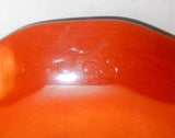 Seagreaves Glazed Sgraffito Tulip Decorated Dodecagon-shaped Redware 11" Plate