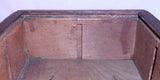 Antique Wood Wooden Primitive Slide Lid Box W/ Flat Profile & Modified Interior