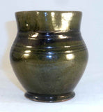 1948 Russell Stahl Redware Creamer Olive Green Lead Glaze Applied Handle