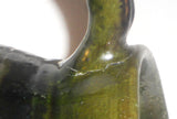 1948 Russell Stahl Redware Creamer Olive Green Lead Glaze Applied Handle