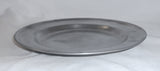 Vintage Pewter 7 1/2" Plate Curved Raised Edge By Jay Stauffer Spread Eagle Mark