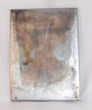 Contemporary Sterling Silver 3D Mountain Lake Front Scene Houses & Moored Boats