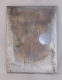 Contemporary Sterling Silver 3D Mountain Lake Front Scene Houses & Moored Boats