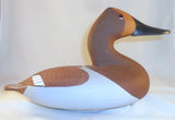 1998 Carved Wood Canvasback Duck Decoy By Bill Streaker North East Maryland