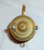 Antique Brass Gimbaled Fluid Lamp Swivel Tank for Hanging Hinged Wick Cover
