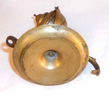 Antique Brass Gimbaled Fluid Lamp Swivel Tank for Hanging Hinged Wick Cover