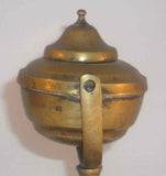 Antique Brass Gimbaled Fluid Lamp Swivel Tank for Hanging Hinged Wick Cover