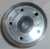 Antique American Pewter Inkwell Glass Insert Attributed to Trask Shop Beverly MA