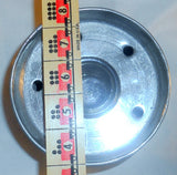 Antique American Pewter Inkwell Glass Insert Attributed to Trask Shop Beverly MA