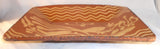 Contemporary Turtle Creek Glazed Redware Plate Long Tailed Bird & Tulip Slip