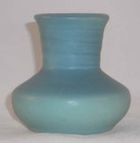 Beautiful Small Art Pottery Glazed Turquoise Colored Vase By Van Briggle Pottery