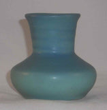 Beautiful Small Art Pottery Glazed Turquoise Colored Vase By Van Briggle Pottery