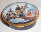 Collection of Mount Vernon Enameled? Box George Washington Crossing The Delaware