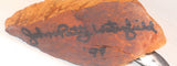 1994 Carved Wood and Painted Shore Bird Driftwood Base John & Patty Waterfield