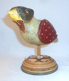 2003 Berks County, PA Folk Art Carved Painted Large Whimsical Bird T. K. Morgan