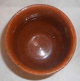 Antique Redware Glazed Storage Jar Shaped Rim Willoughby Smith Womelsdorf PA