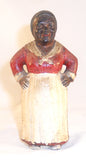 Antique Painted Cast Iron Mammy With Hands on Hips Hubley Still Penny Bank