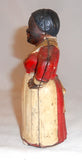 Antique Painted Cast Iron Mammy With Hands on Hips Hubley Still Penny Bank