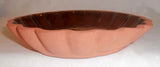 1984 Redware Small Deep Dish Sgraffito Distelfink Tulip Oley Valley Gerald Yoder