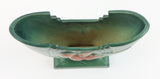 Beautiful Mid 1940s Roseville Pottery Green Zephyr Lily Fan Shaped Vase 205-6"
