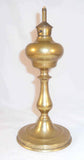 Antique Tall Table Top French Brass Oil Lamp Marked “AP PARIS”