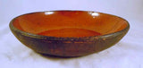 Antique Manganese Glazed Redware Deep Pie Plate Bowl Southeastern Pennsylvania