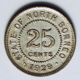 British North Borneo 25 Cents