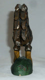 1993 Hand Carved Polychrome Painted Wilhelm Schimmel Style Wooden Primitive Rooster Standing By Jonathan Bastian