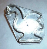 Lot of 5 Vintage Bird Shaped Pennsylvania Flat Back Tin Cookie Cutters