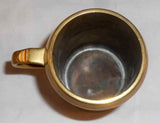 Nice Antique Half Pint English Brass Measure with Applied Handle