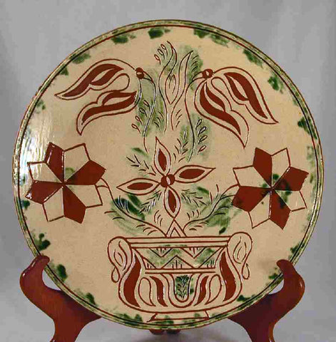 Breininger Redware Plate